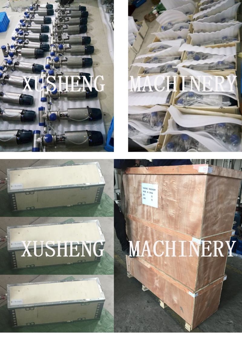 Aço inoxidável Sanitária Pneumatic Seat Mix Válvula