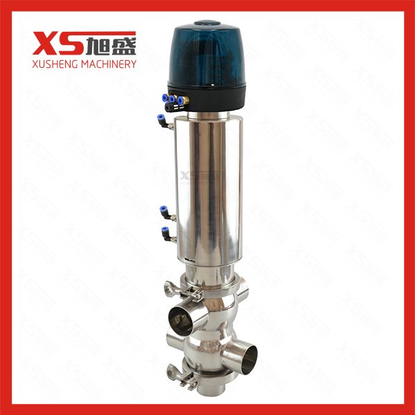 Aço inoxidável Sanitária Pneumatic Seat Mix Válvula