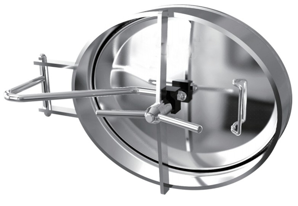 Tampa do tanque elíptico sanitário de pressão interna de 21" × 17" Manways