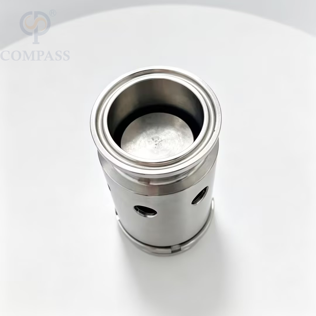 1-3bar 38.1mm universal ss304 ss316l sanitária pressão média ajustável tri-braçadeira válvulas de alívio de pressão de vácuo com silicone