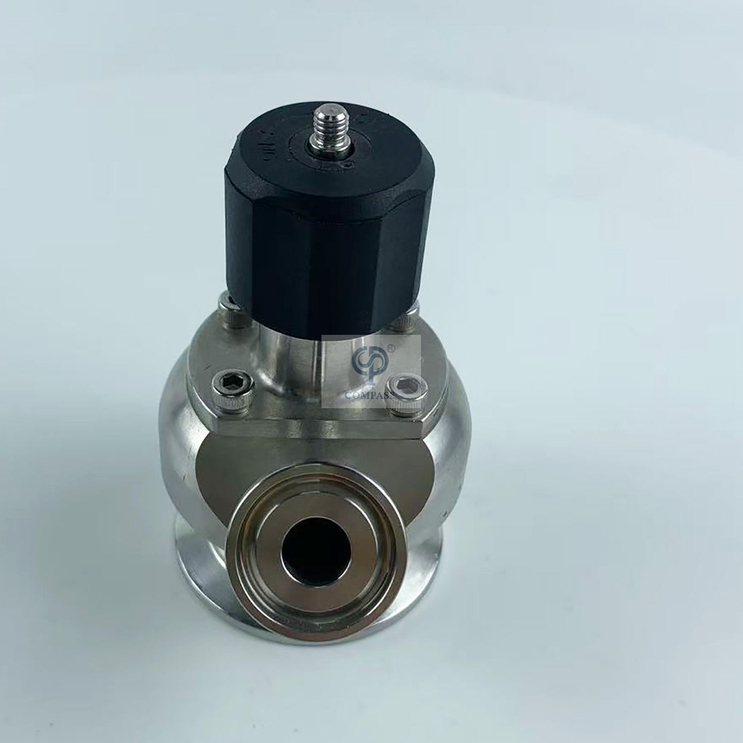 DN8 única válvula asséptica de aço inoxidável da amostra da braçadeira do porto SS316L