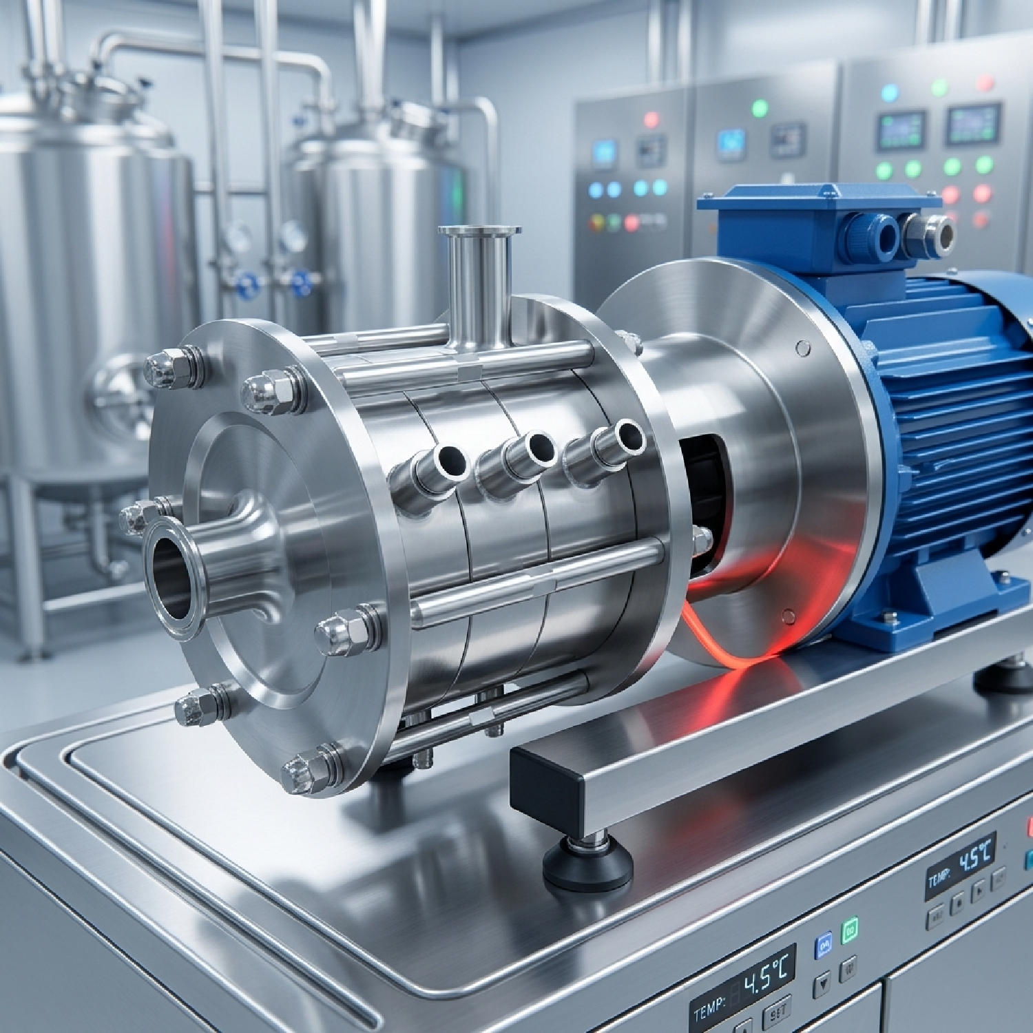 Bombas de emulsificação de três estágios de alta viscosidade de SS304 4KW com revestimento de aquecimento