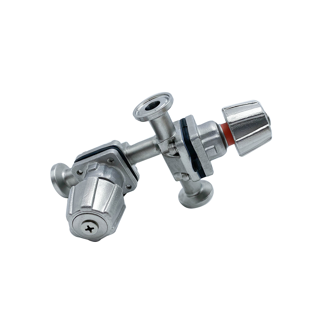 3/4 polegadas 19,05mm de alta qualidade higiênica aço inoxidável SS316L manual sms sms diafragma reta Vavle com alça de aço inoxidável