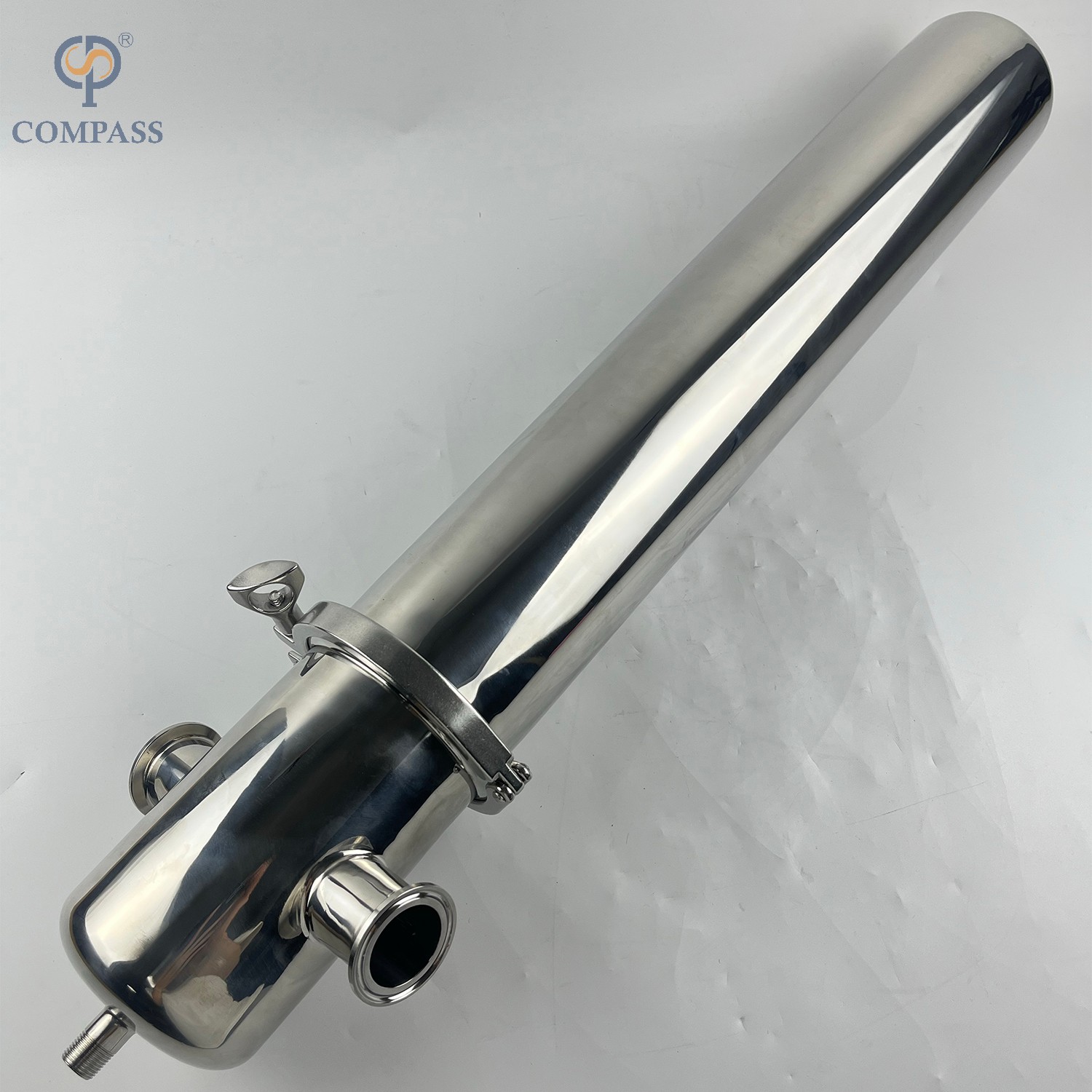 Filtro de vapor sanitário com caixa de aço inoxidável e elemento de filtro plissado 1.5 'SS316L