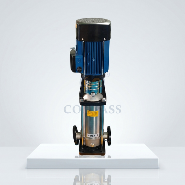 4kw CDLF8-100 Aço inoxidável sanitário SS304 4000 litros/hora PN25 Extremidade do flange Bomba centrífuga vertical multiestágio com bom preço