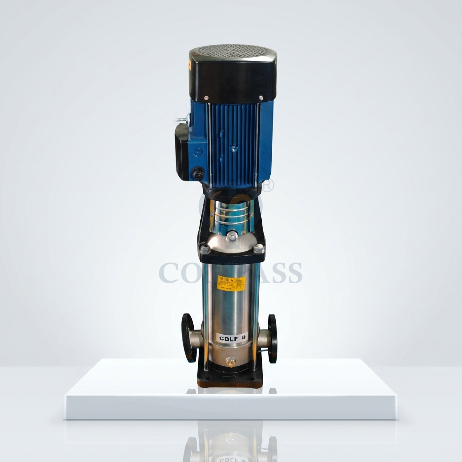 4kw CDLF8-100 Aço inoxidável sanitário SS304 4000 litros/hora PN25 Extremidade do flange Bomba centrífuga vertical multiestágio com bom preço