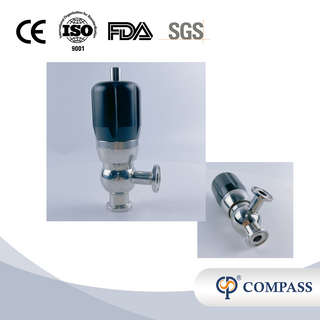 Melhor venda 1/2 Polegada de aço inoxidável de grau sanitário aisi316l sms manual apertado mini válvula de segurança estéril para a indústria de petróleo e gás