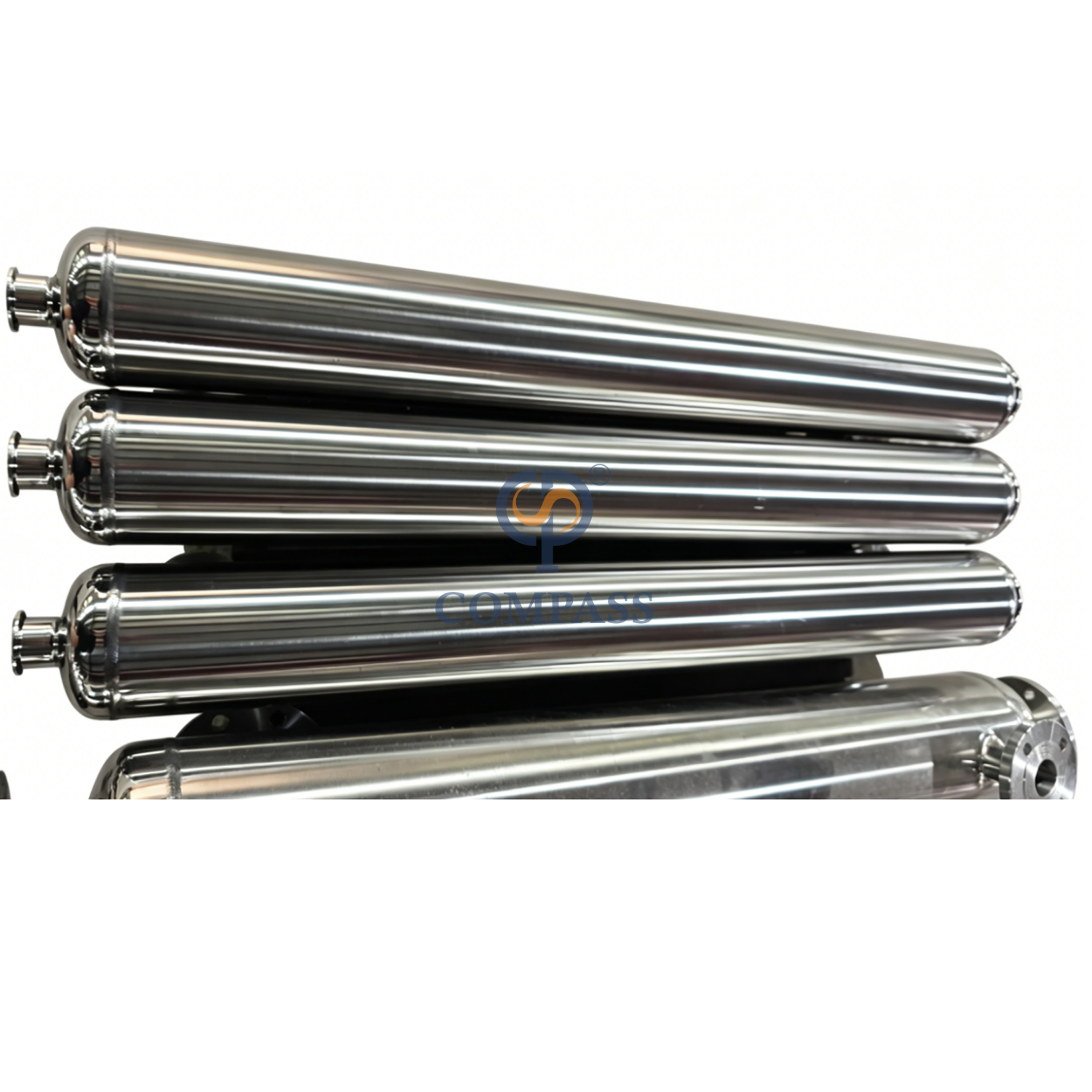 10 medidores quadrados SS316L flange de água PN10 180 Celsius trocador de calor de tubo enrolado
