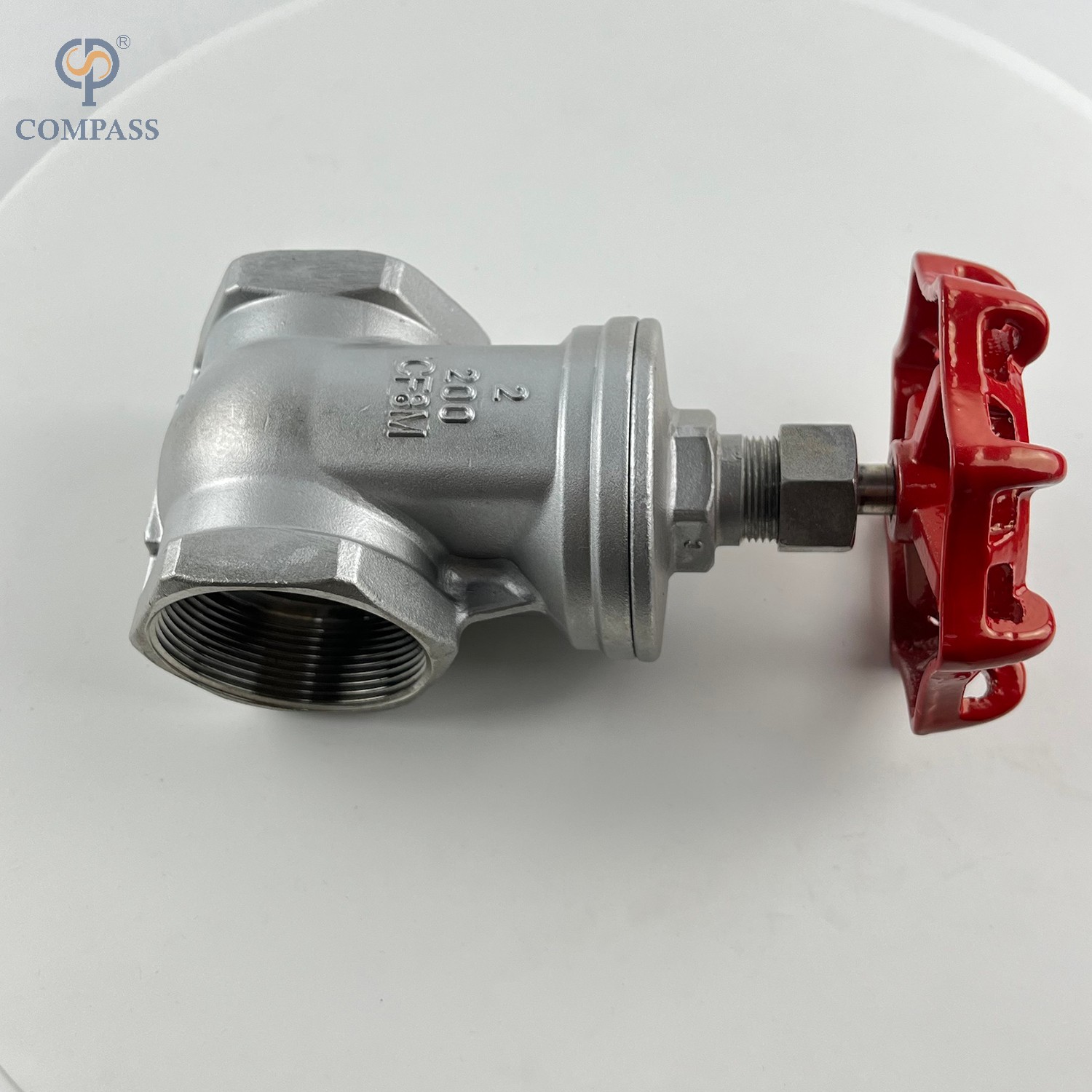 Válvula de gaveta industrial de aço inoxidável SS304 (NPT)