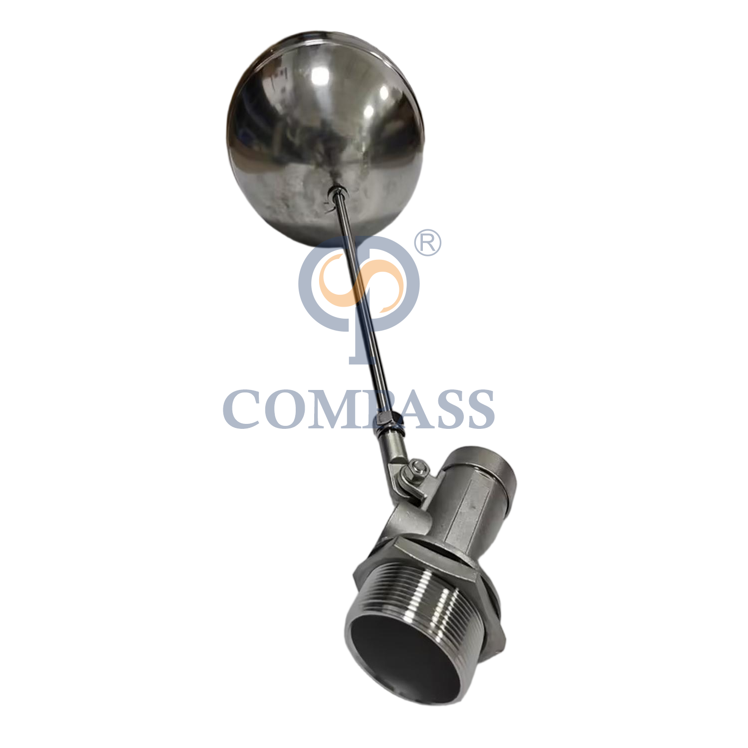SS304 250MM tamanho de bola BSP extremidade roscada masculina 2 polegadas válvula de esfera flutuante DN50 para o tanque