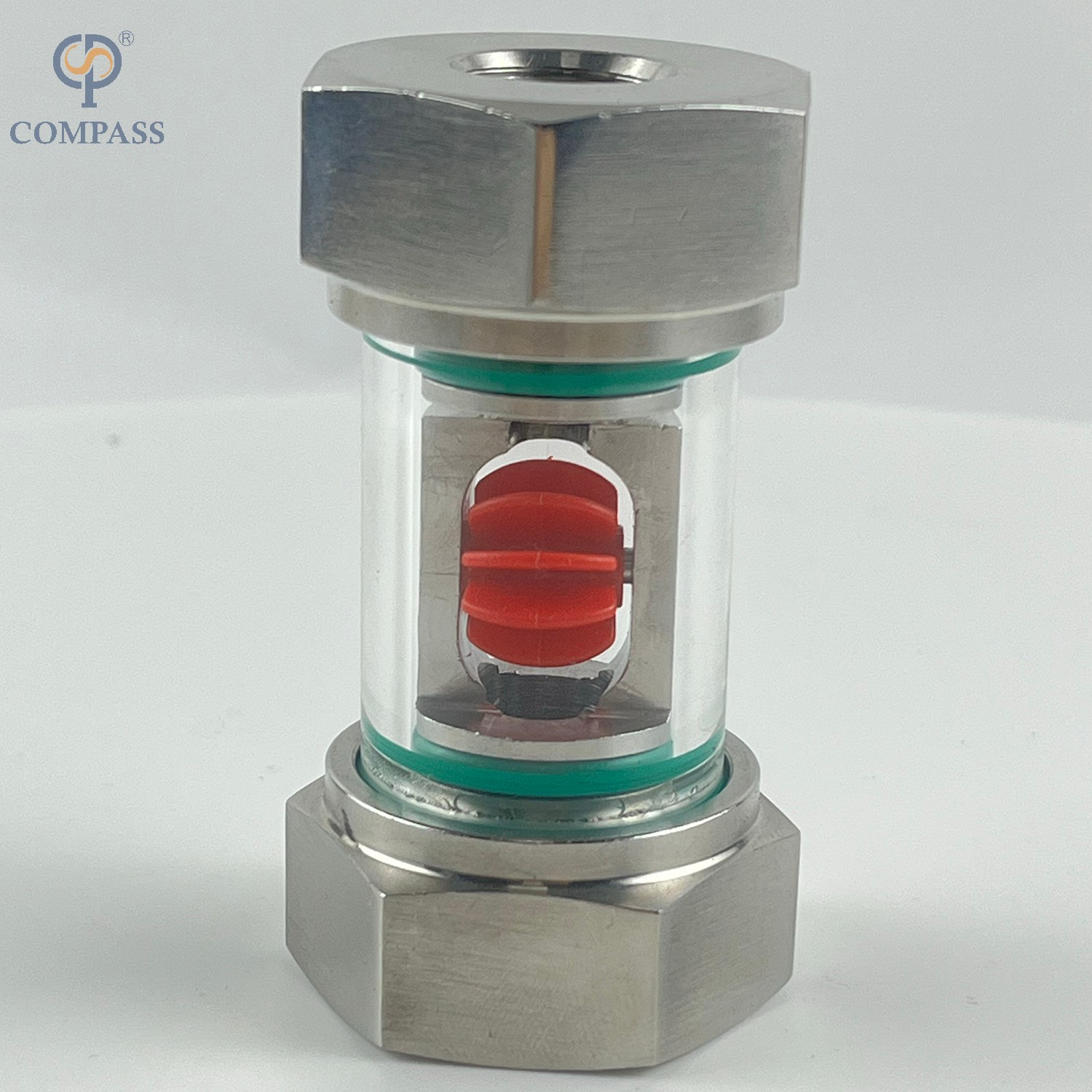 SS304 Indicador de fluxo de água do impulsor de aço inoxidável