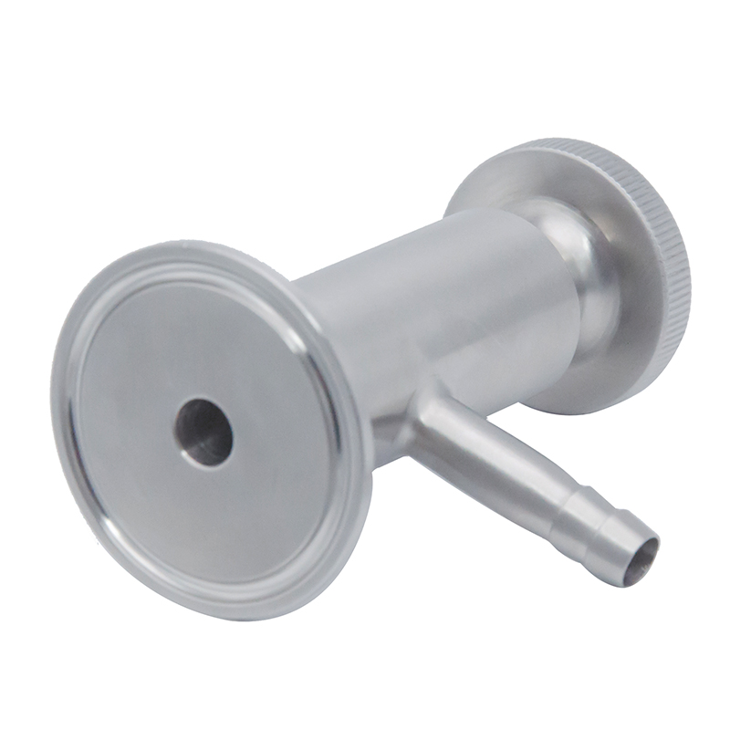 Matte Ordinary Tri aperto manualmente SS304 SS316L Válvulas de amostragem para cerveja