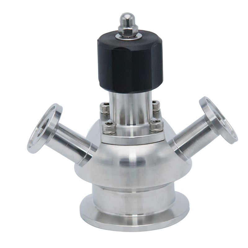 Válvula de amostragem avançada durável de higiene com PTFE e portas de amostragem dupla