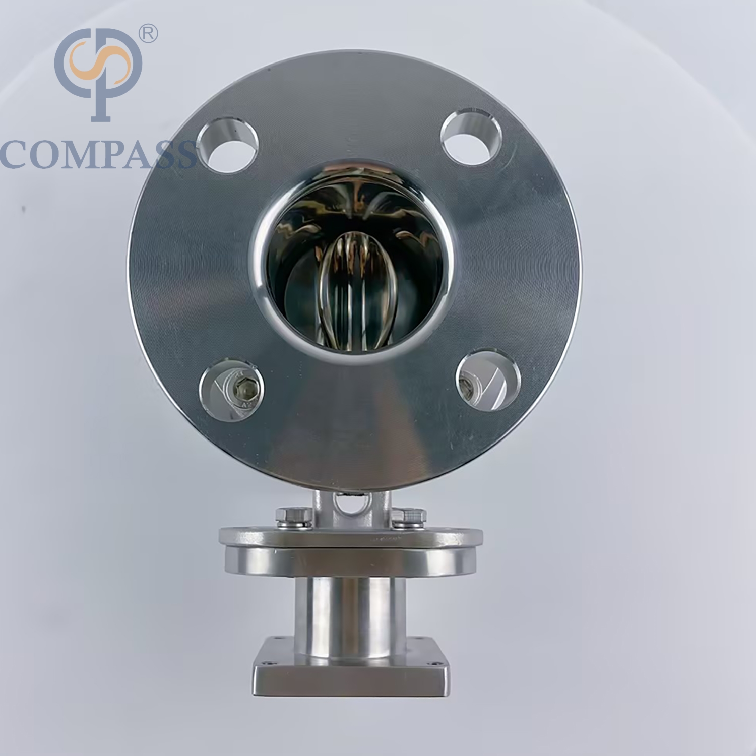 Venda popular 1.5 Polegada 48.3mm sanitário higiênico de aço inoxidável grau alimentício ss304 150lb flange seis pétalas em pó tipo válvula borboleta