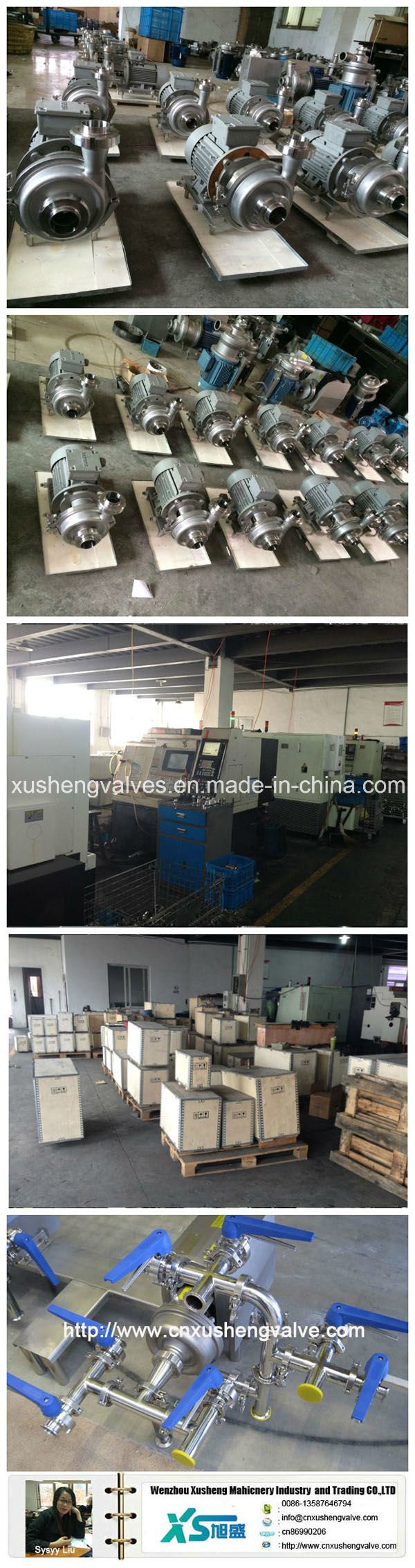 A&ccedil;o inoxid&aacute;vel AISI304 AISI316L Implrel Bomba Centr&iacute;fuga