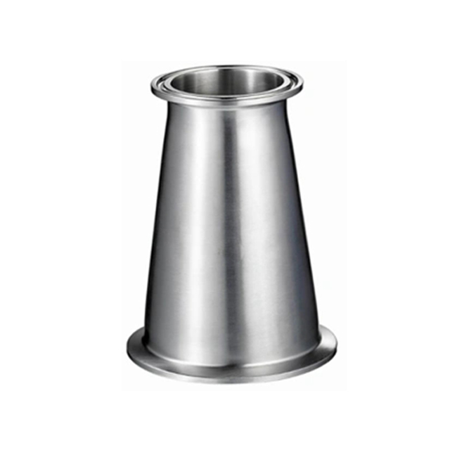 Redutor de encaixe de tubulação de aço inoxidável sanitário de vários estilos