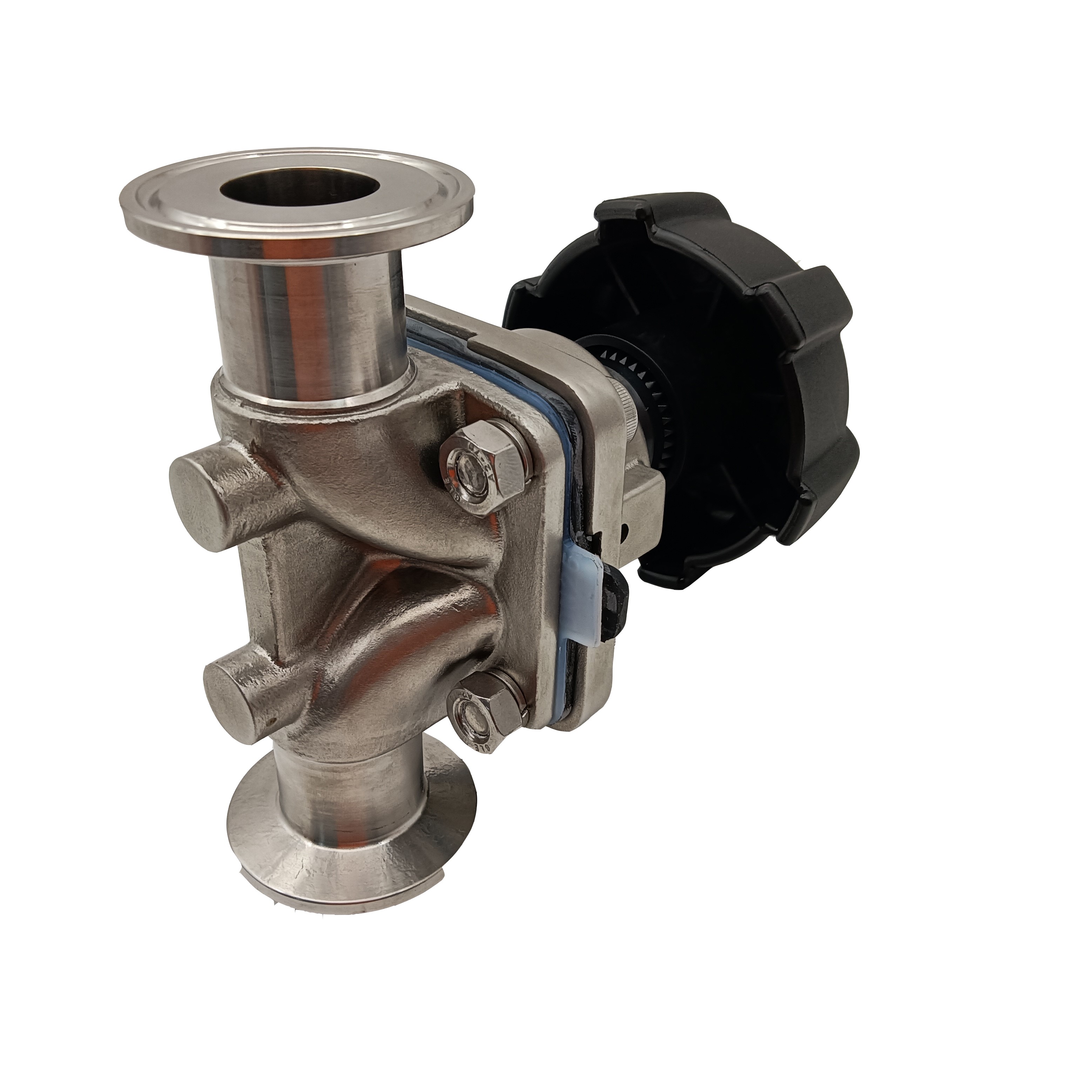 1/2 polegada de 12,7 mm de alta qualidade higiênica higiênica aço inoxidável SS304 SMS CLAMP DIAFRAGMA VÁLVULA
