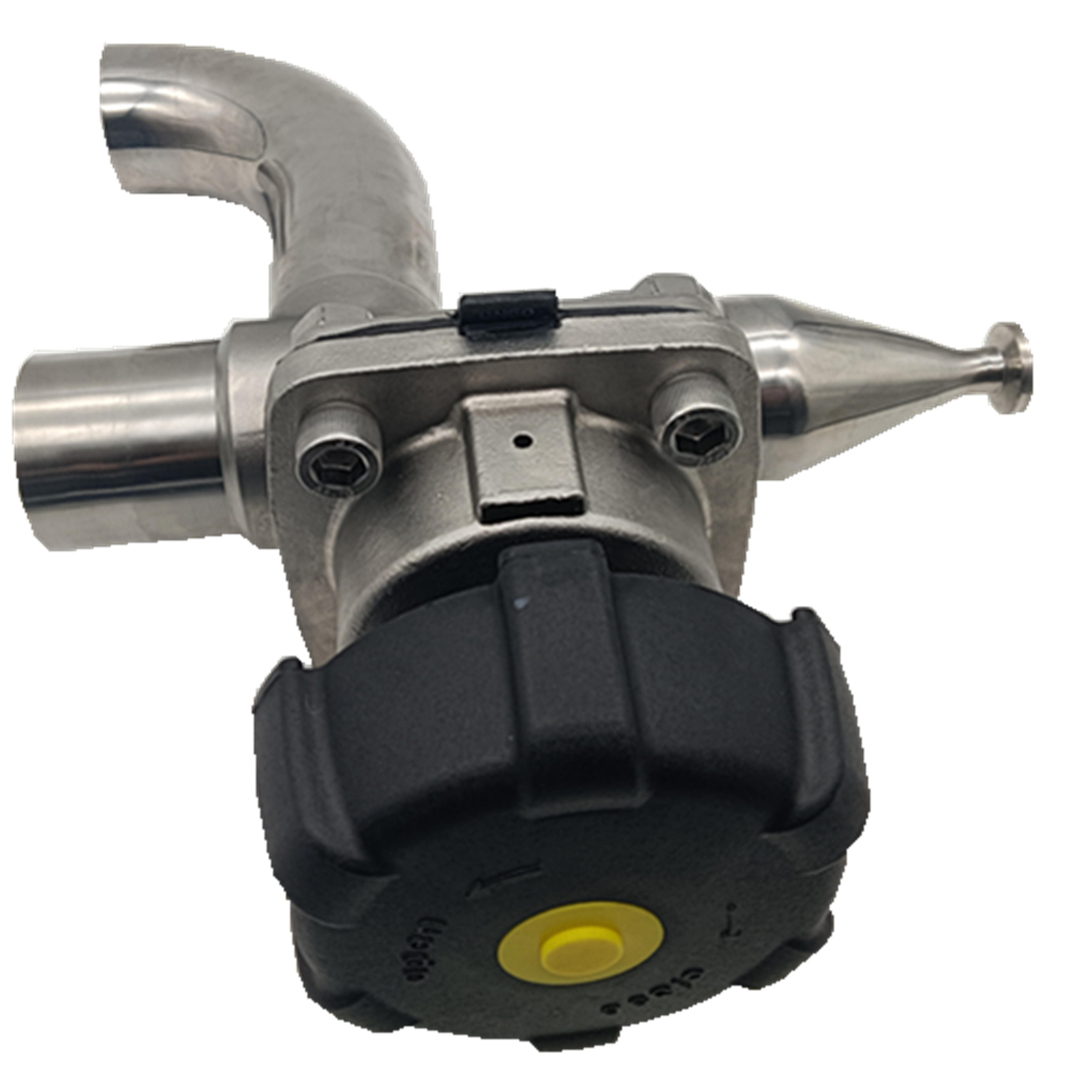 1-1/2 polegada × 1/2 polegada de alta qualidade higiênica de aço inoxidável SS316L SMS Manual SMS Tipo de cotovelo de três vias diafragma vavle 