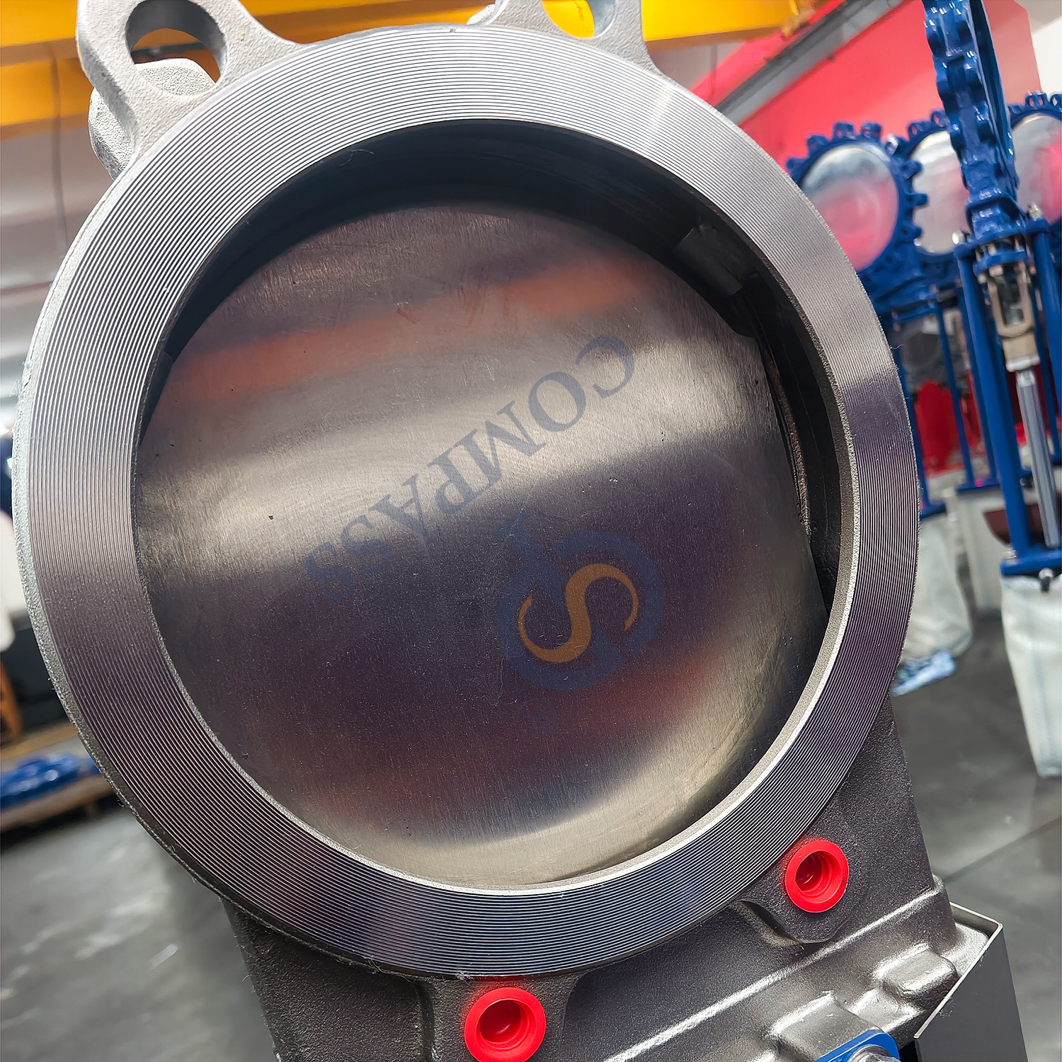 Válvula pneumática ativa dobro da faca do modelo SS304 DN200 da guilhotina PN10