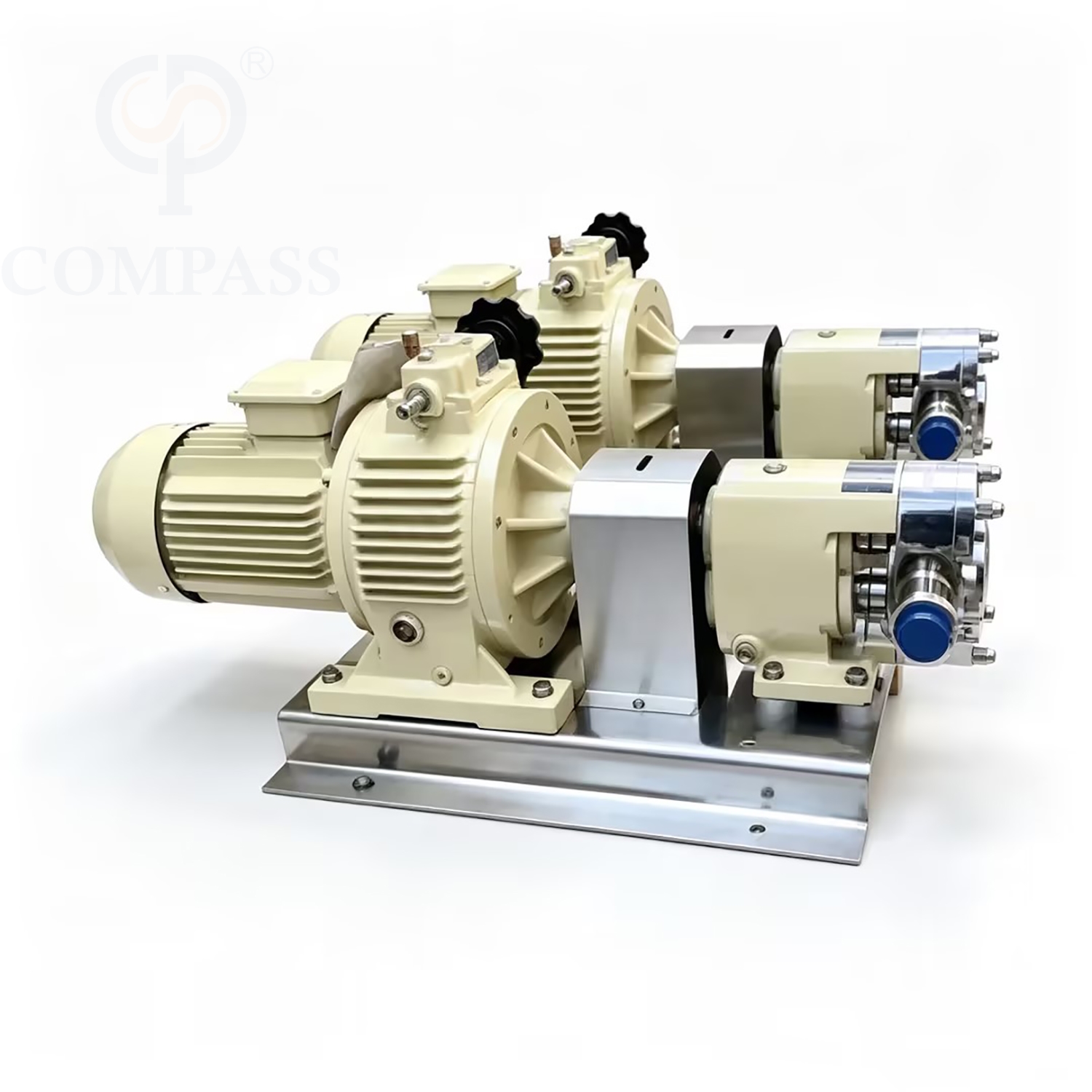 ZB3A-12-2.2kw SS316L 400V 50HZ Sanitária de Aço Inoxidável OEM Engrenagem Elétrica Bomba de Lóbulo de Taxa de Velocidade Constante para Creme e Chocolate