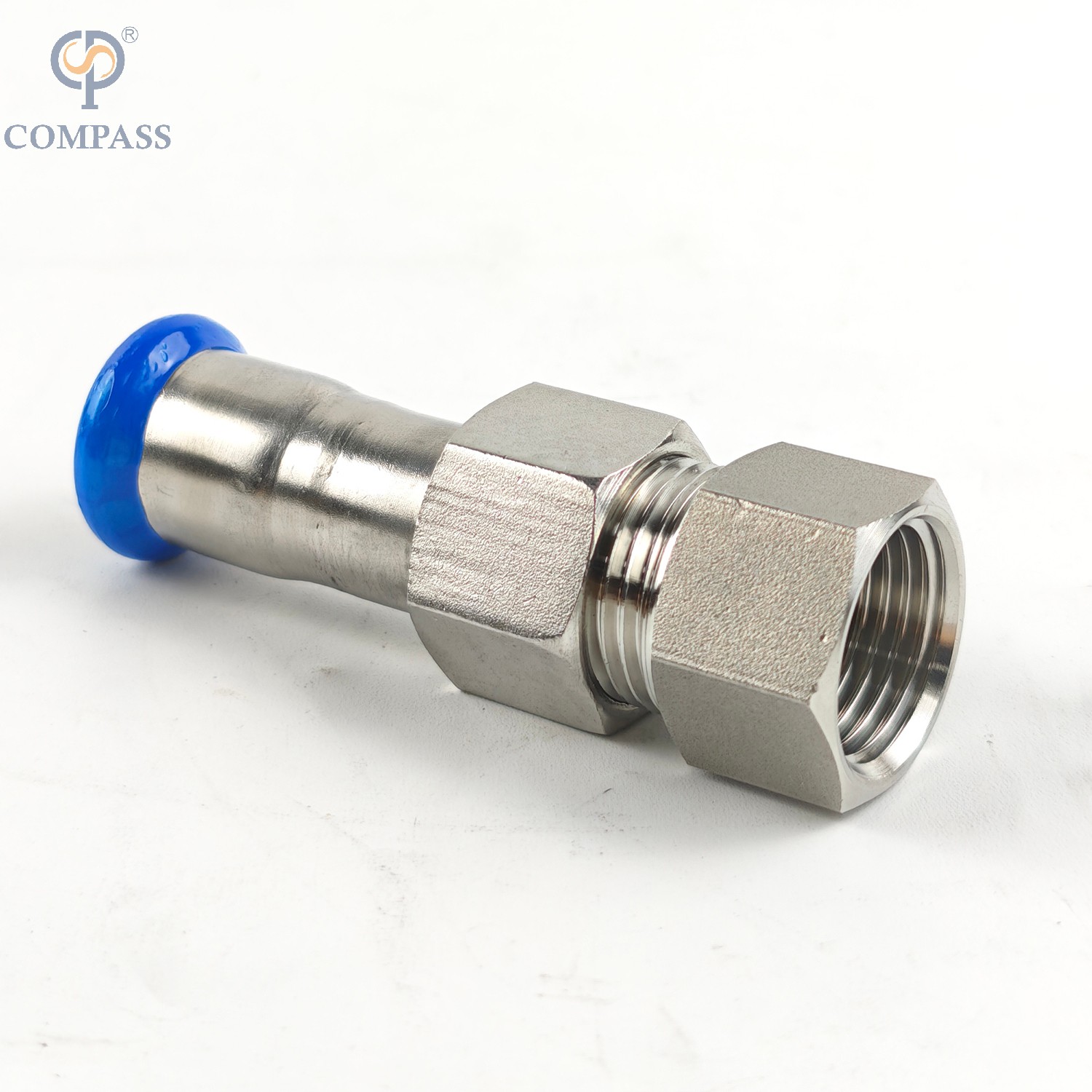 DN15 Aço inoxidável sanitário SS304 BS União de rosqueamento feminino único feminino