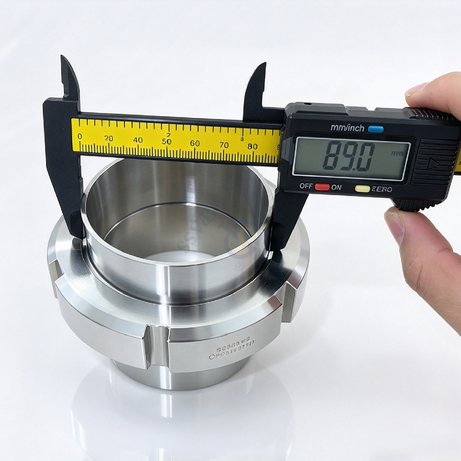 União completa ISO de OD88.9MM 3Inch SS304 para o processamento de alimentos e bebidas
