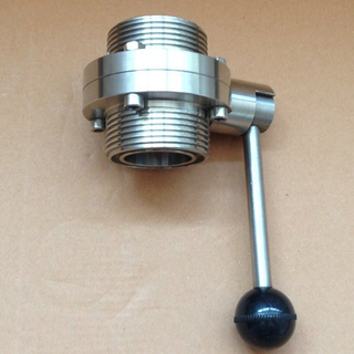 Válvulas Borboleta Sanitárias de Aço Inoxidável SS316L de 76,2 mm