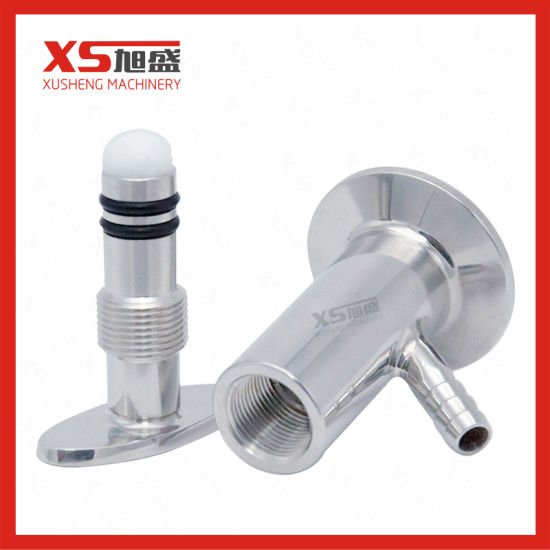 Válvula de Amostra Triclamp de Aço Inoxidável Sanitário Ss304