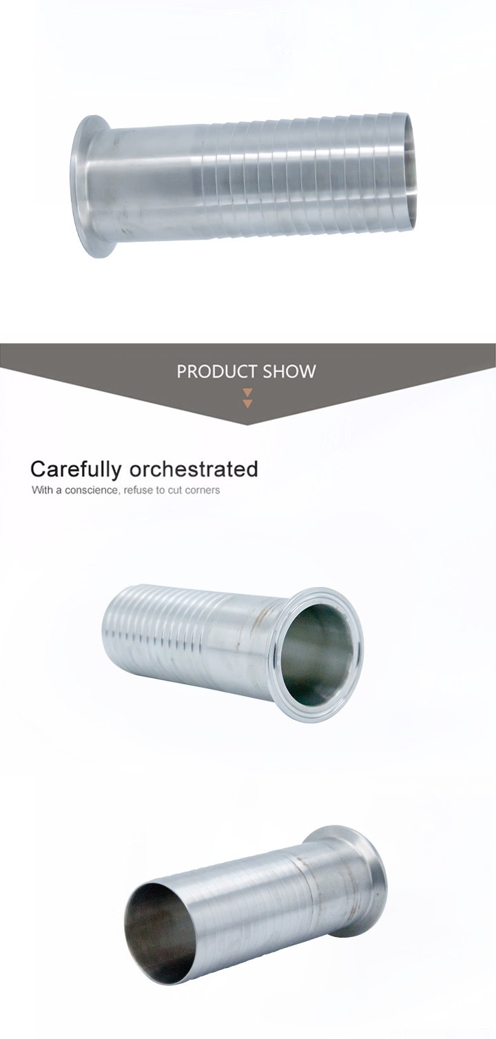 Conectores de mangueira higi&ecirc;nica de a&ccedil;o inoxid&aacute;vel