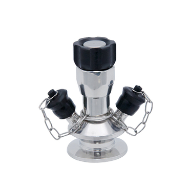 Válvula de amostragem manual de mini braçadeira de aço inoxidável sanitário 