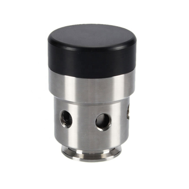 Respiro de ar rebreather de aço inoxidável sanitário com três braçadeiras