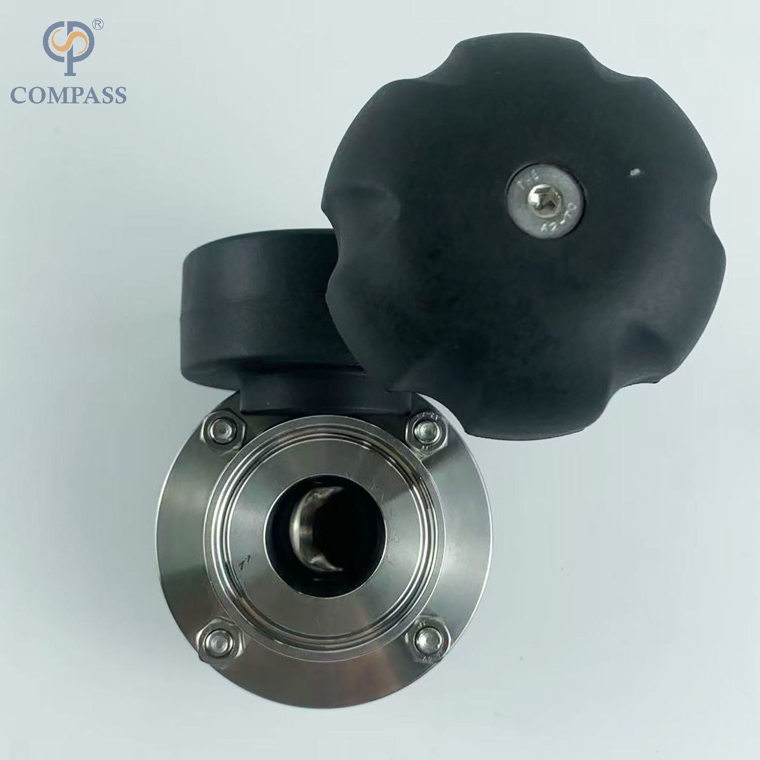 SS304 GRAU ALIMENTÍCIO SMS MANUAL SANITÁRIO FIXADO VÁLVULA BUFFERLY DE MICRO AJUSTE