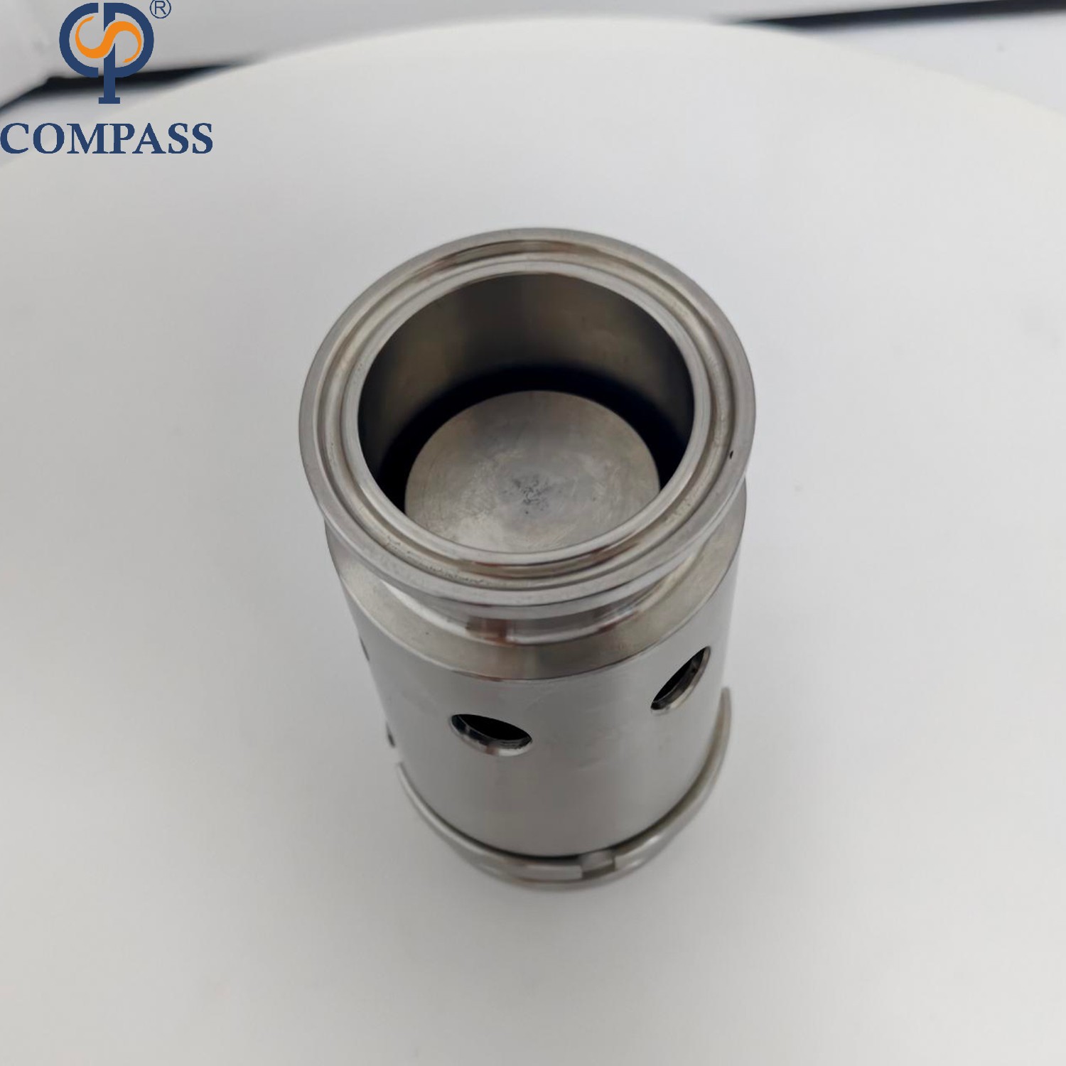 Tri braçadeira TC50.5MM SS316L 1 polegada válvulas ajustáveis ​​de vácuo e alívio de pressão