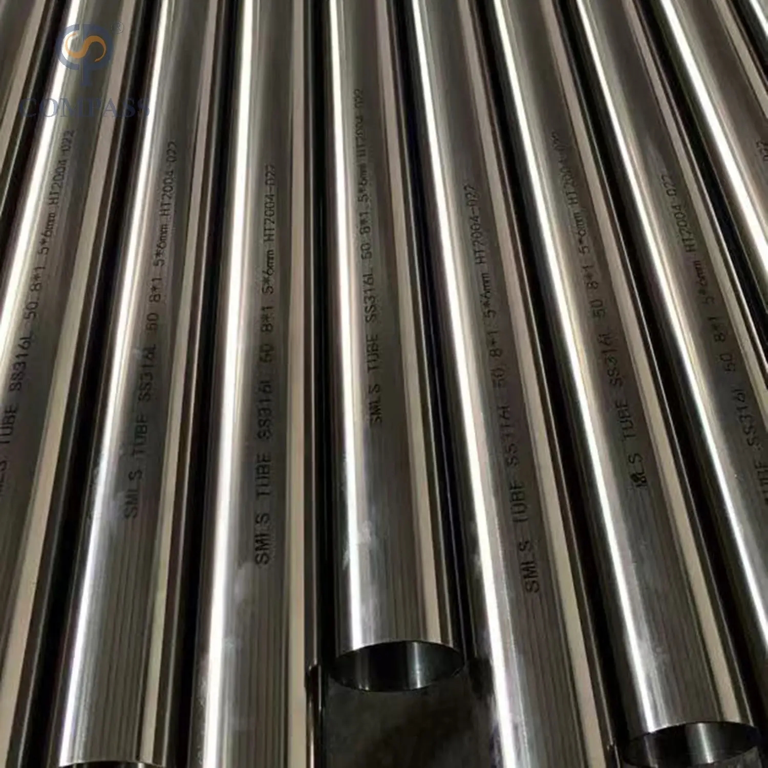 38.1mm 1,5 polegada de qualidade alimentar preços de fábrica por atacado higiênico higiênico aço inoxidável SS304 Tubo sem costura redondo com esmalte de espelho