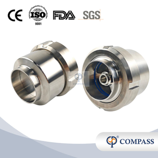 Flange de alta qualidade Aço inoxidável SS316L Grade estéril de grau estéril de grau Sanitário Din União Din Válvula