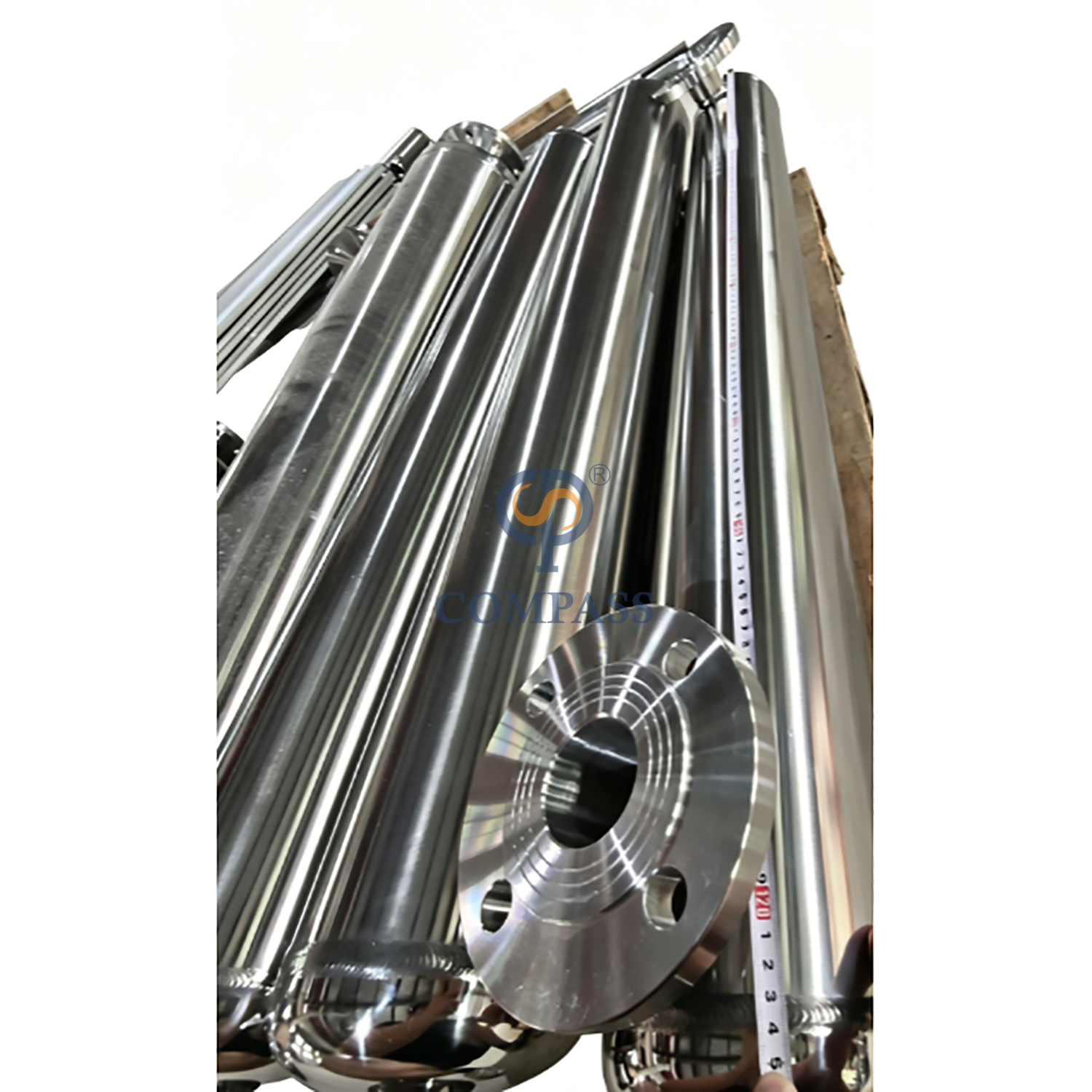 10 medidores quadrados SS316L flange de água PN10 180 Celsius trocador de calor de tubo enrolado
