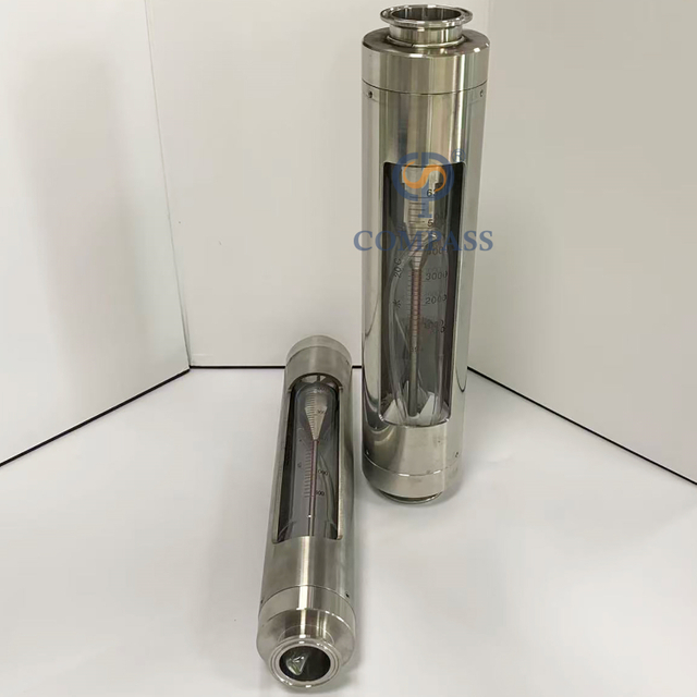 LZB-K30 SS304 Virola TC64MM 6000 Lph medidor de vazão de rotor de vidro de 2 polegadas para água
