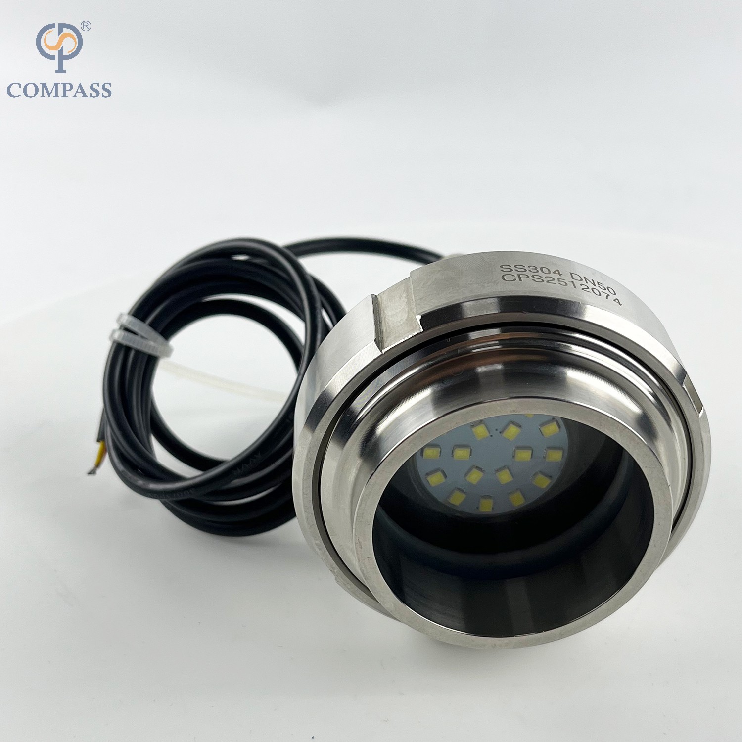 SS304 DIN UNIÃO TIPO SOLDADURA EXTREMIDADE VIDRO DE VISOR