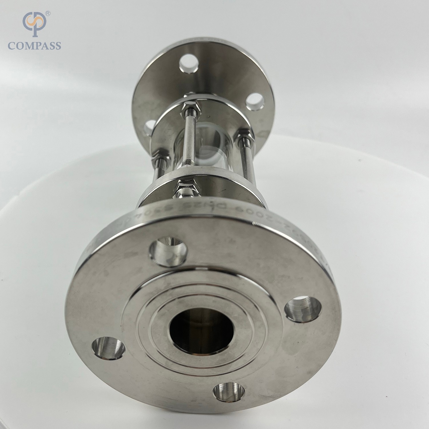 Vidro de mira de tubo de vidro de aço inoxidável sanitário