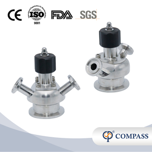 Válvula de amostragem avançada durável de higiene com PTFE e portas de amostragem dupla