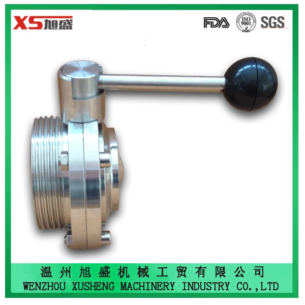 A&ccedil;o inoxid&aacute;vel DN38 AISI304 TIPO TIPO TIPO TIPO V&aacute;lvulas Borboletas