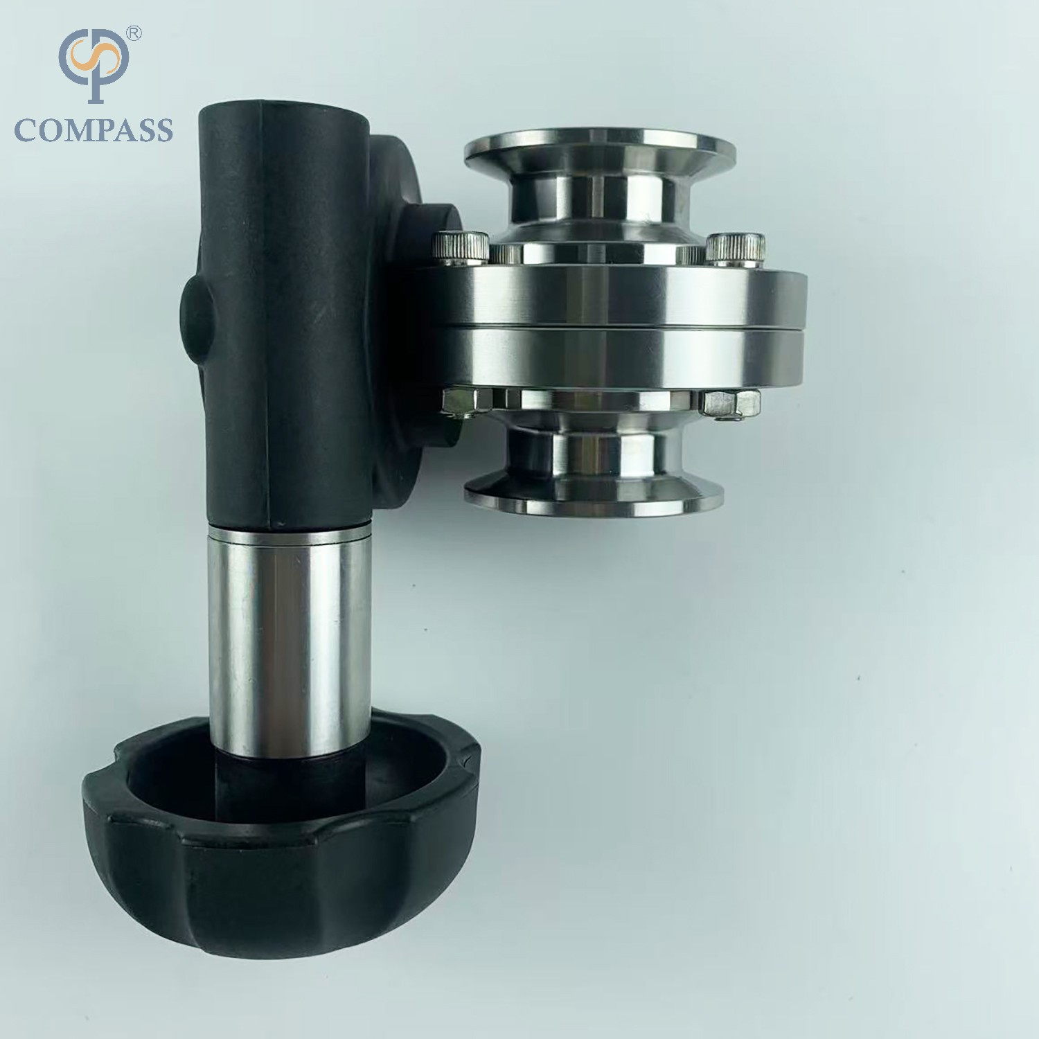 SS304 GRAU ALIMENTÍCIO SMS MANUAL SANITÁRIO FIXADO VÁLVULA BUFFERLY DE MICRO AJUSTE