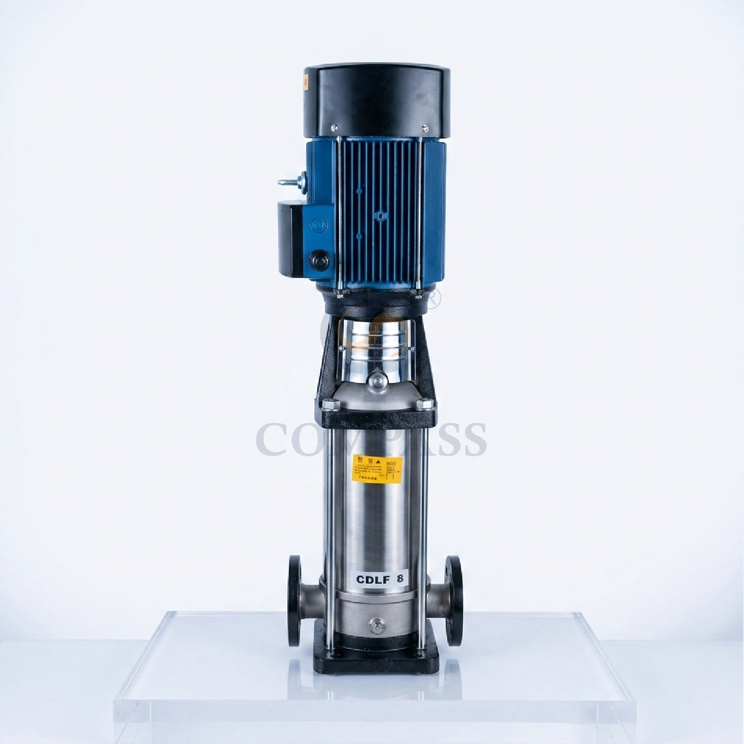 4kw CDLF8-100 Aço inoxidável sanitário SS304 4000 litros/hora PN25 Extremidade do flange Bomba centrífuga vertical multiestágio com bom preço