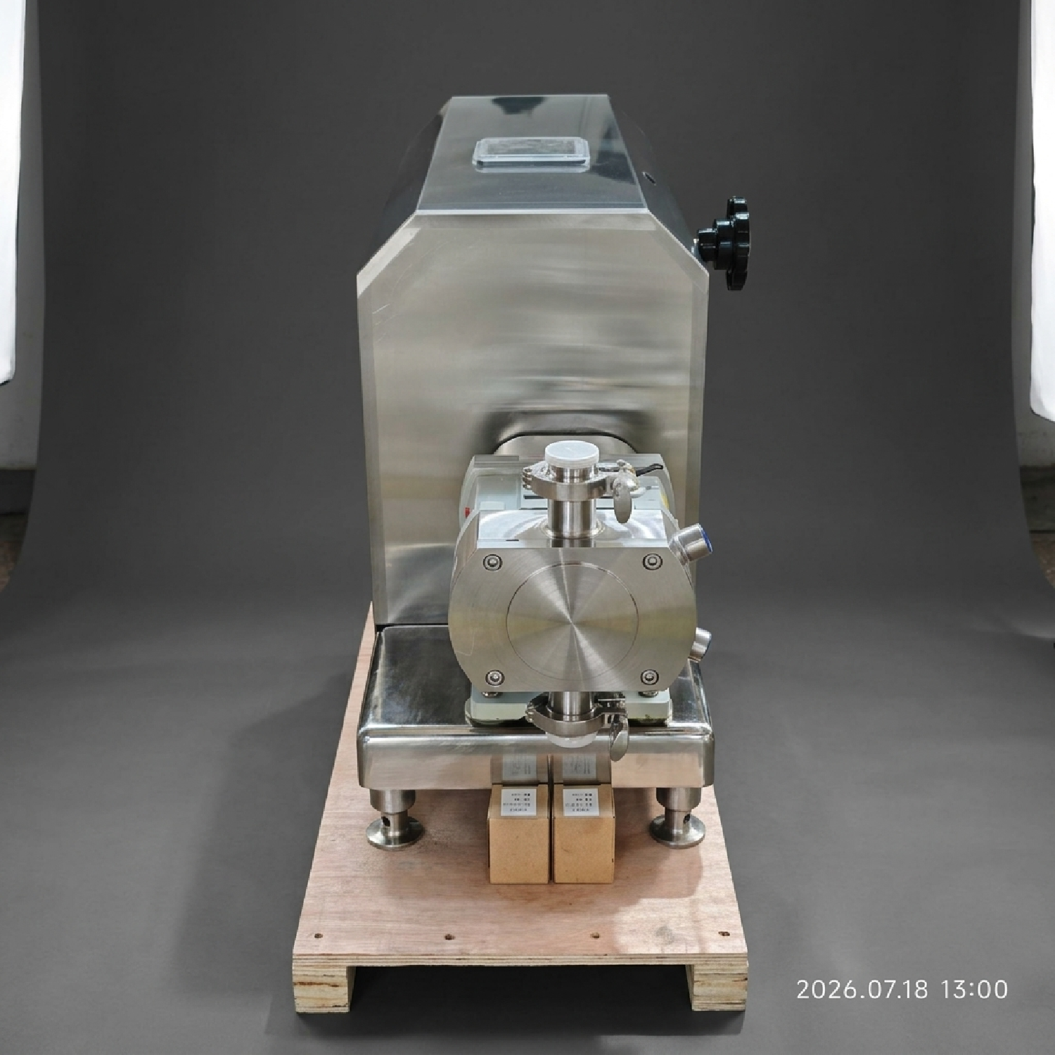 SS316L 3600L 2,2 KW Rotor Tri Lóbulo Variador Stepless Bomba de Lóbulo com Cabeça de Isolamento