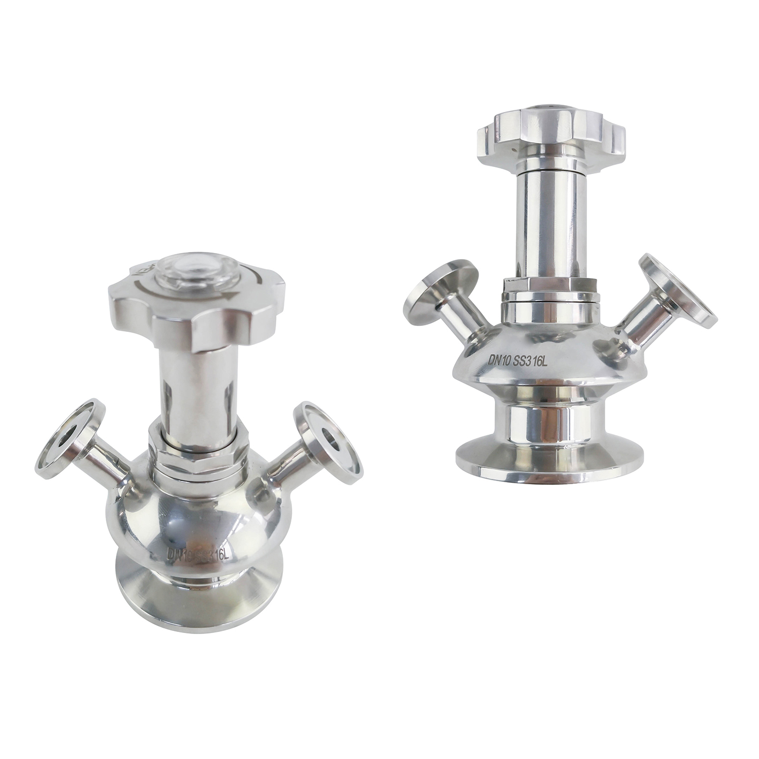 Modelo SGM-H Válvulas de amostragem de saneamento estéril e ajustado Fino com junta PTFE