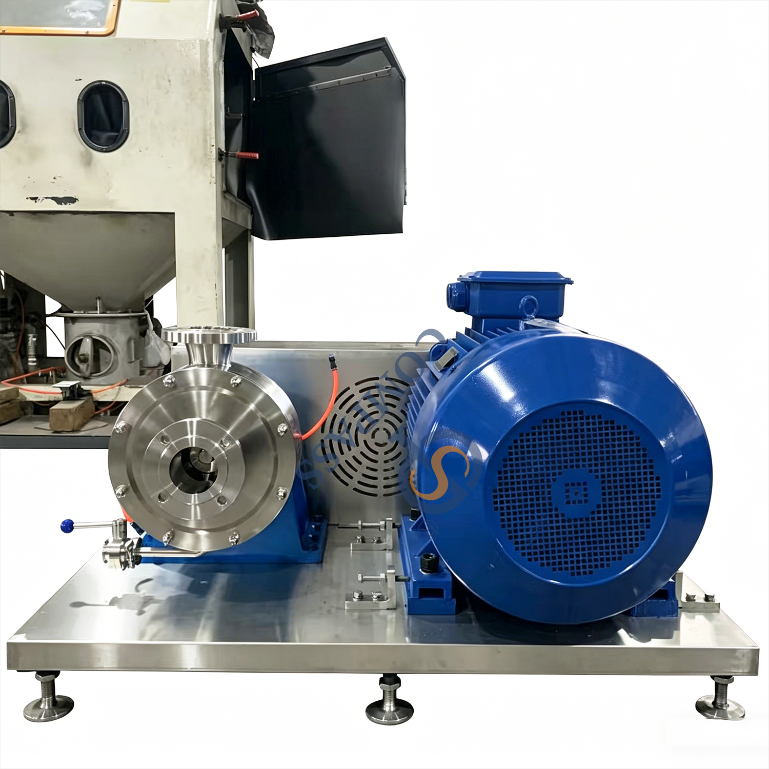 Bomba de dispersão alta horizontal rachada do emulsionante da única fase SS316L 75KW