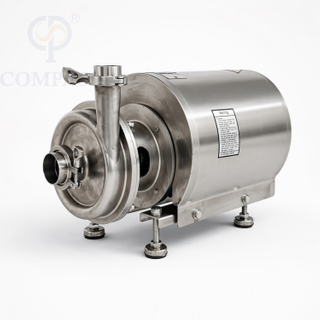 Bomba centrífuga elétrica higiênica sanitária KSCP-10T-24M-2.2KW SS304 OEM 415V com tampa de proteção do motor redondo