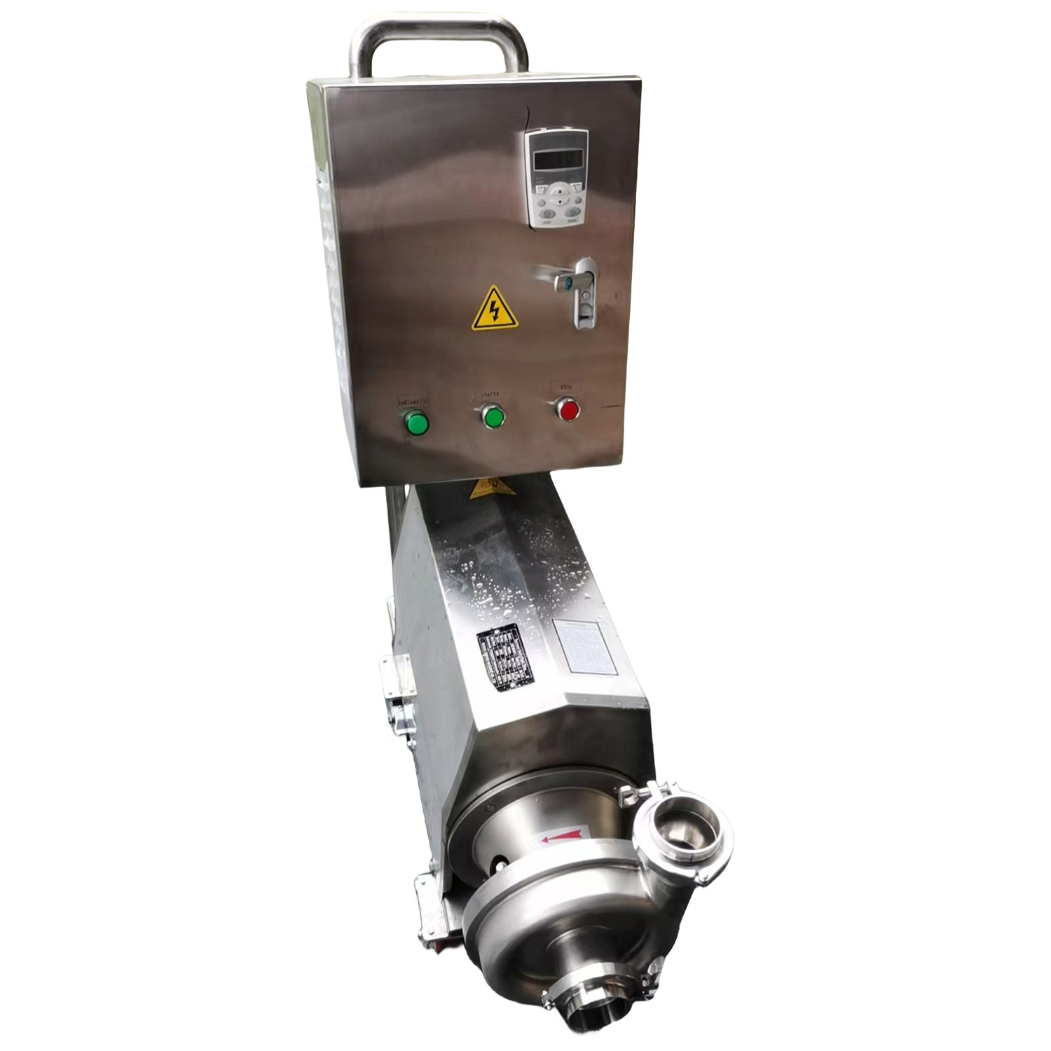 KSCP-15-24-3 higiênico higiênico de aço inoxidável Bomba centrífuga de aço inoxidável com inversor e caixa de controle