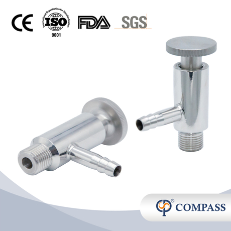Manual comum do fio masculino SS316L SS304 Válvula de amostragem profissional para leite