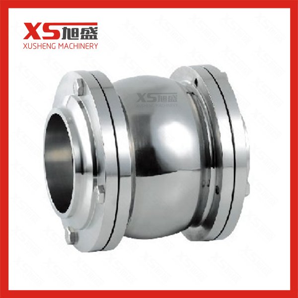 Flange sanit&aacute;rio de a&ccedil;o inoxid&aacute;vel extremidades nrv n&atilde;o retorno v&aacute;lvulas